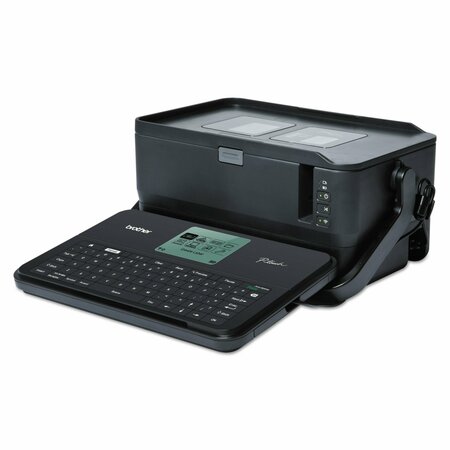 Brother PT-D800W Commercial/Lite Industrial Portable Label Maker, 60 mm/s Print Speed, 12.25 x 7.5 x 6.12 PTD800W